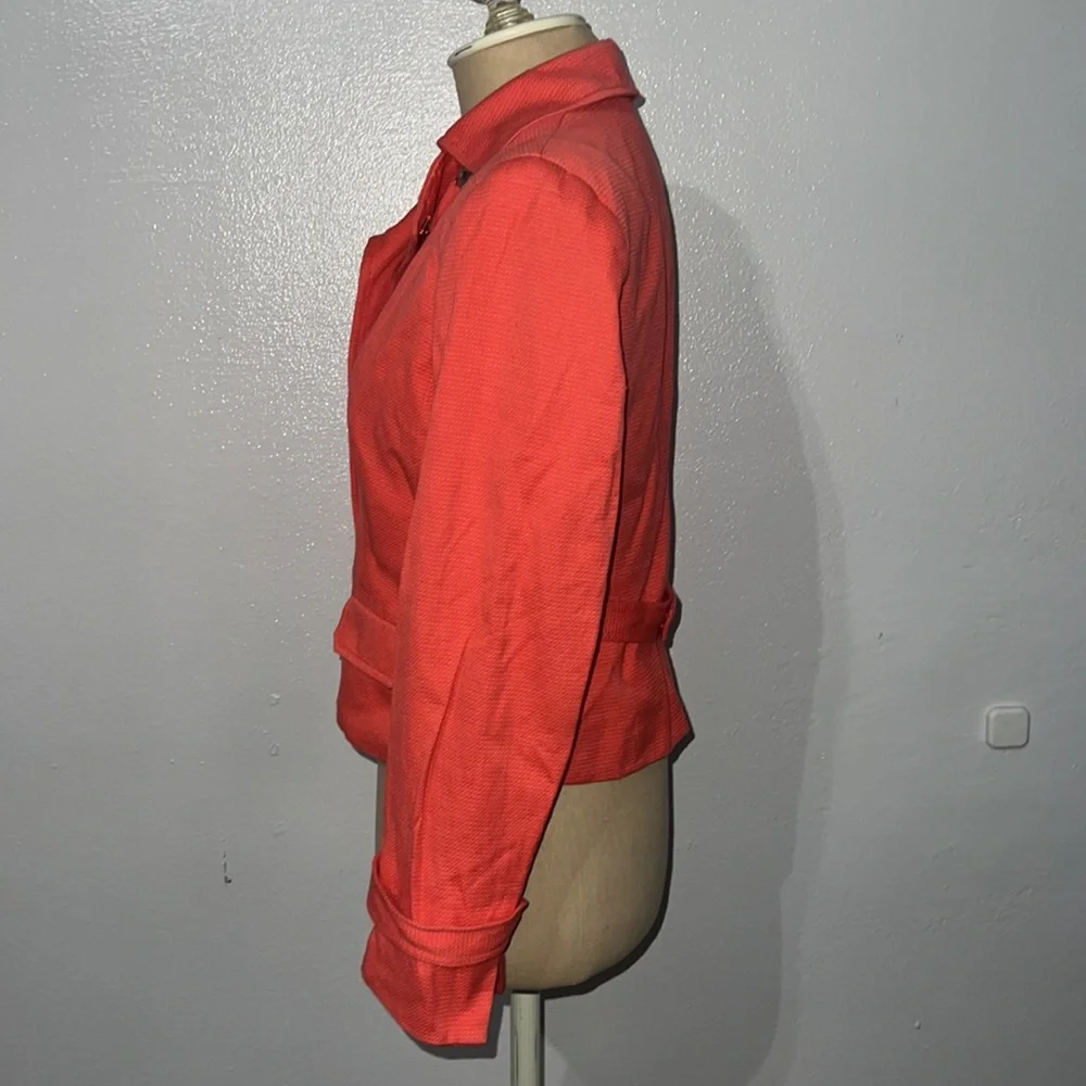 Authentic Worth cotton coral blazer sz 4